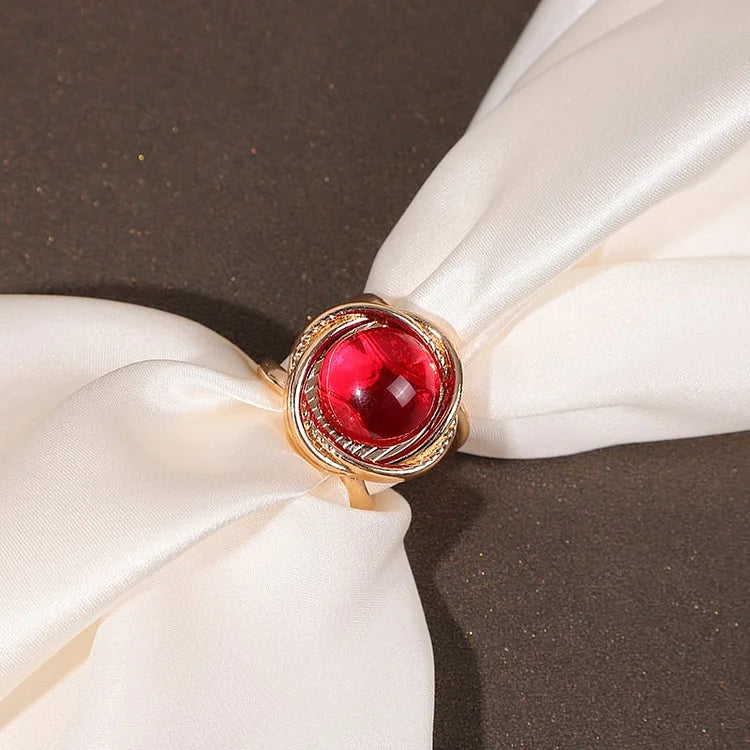 Boucle en anneau élégante, ornée de perles | un look  magnifique en quelques secondes  | Portez-la et vous recevrez des tonnes de compliments !